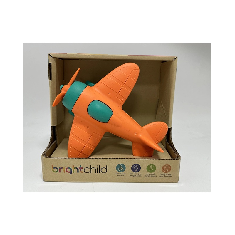 Bright Child Bioplastic Wheatstraw Plane – Assorted (Blue & Orange)