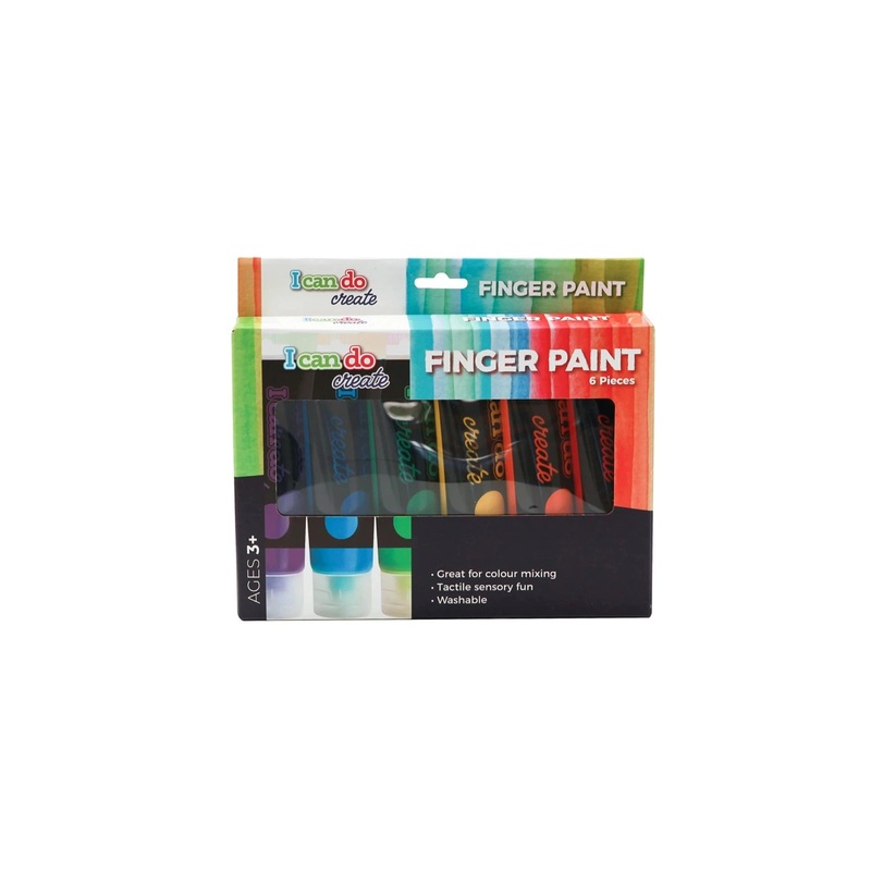 Icando Finger Paint 6pcs