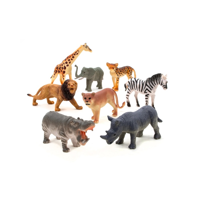 Zoo Crew Safari Animals 8pcs
