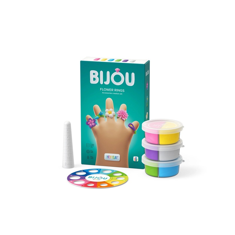 Hey Clay Bijou Flower Rings