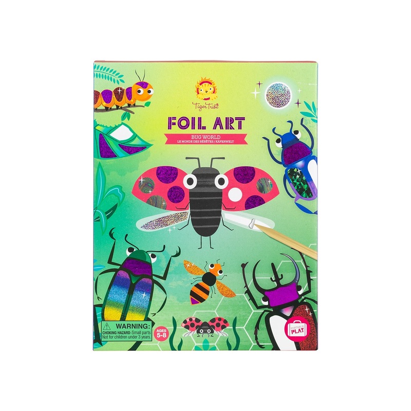 Tiger Tribe Foil Art Bug World