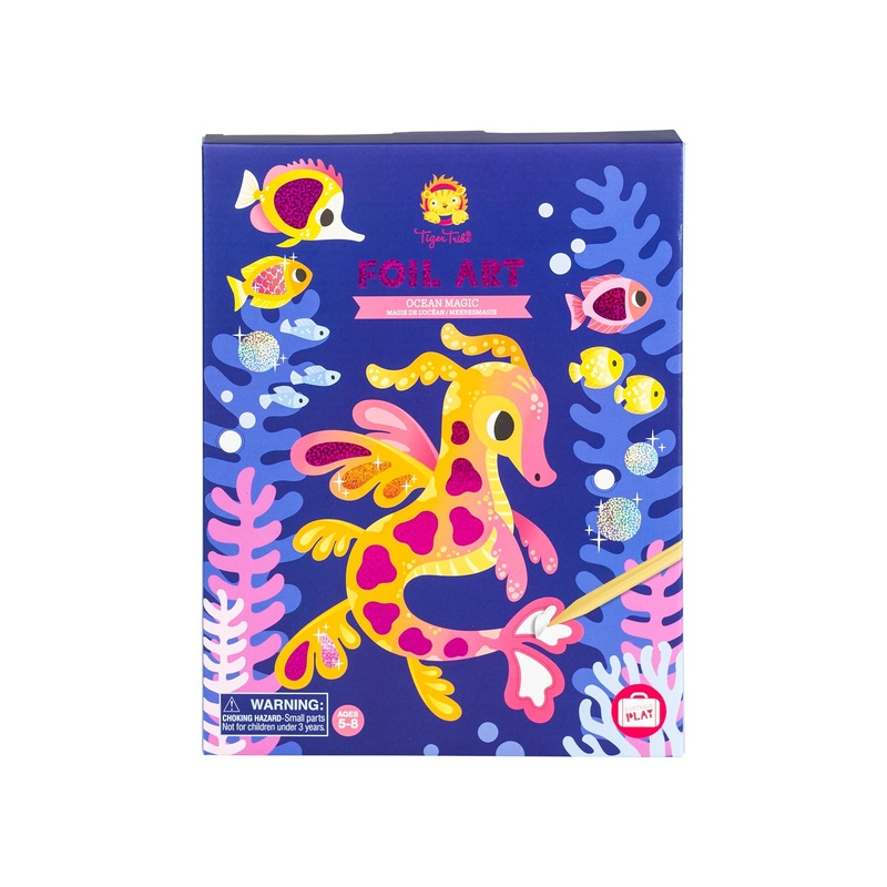 Tiger Tribe Foil Art Ocean Magic