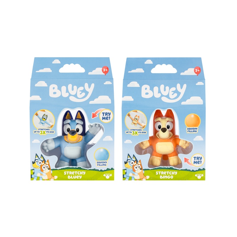 Bluey S10 Stretchy Hero Figures – Assorted