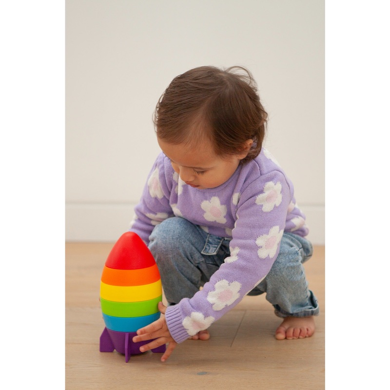 Bright Child Rocket Stacking Tower