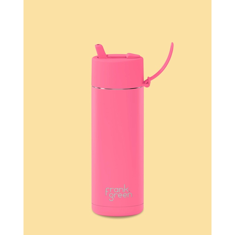 frank green 20oz SSC Bottle Bubblegum Blast Flip Straw Lid