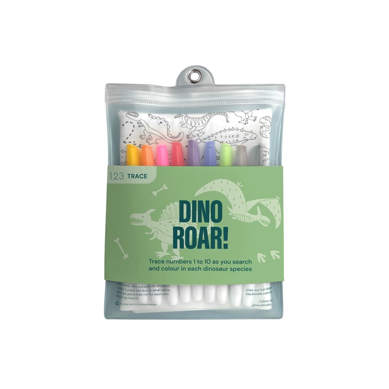 HeyDoodle Mats 123 Series Dinosaur