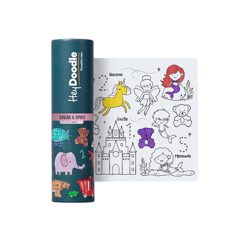 HeyDoodle MiniMats 123 Series Princess