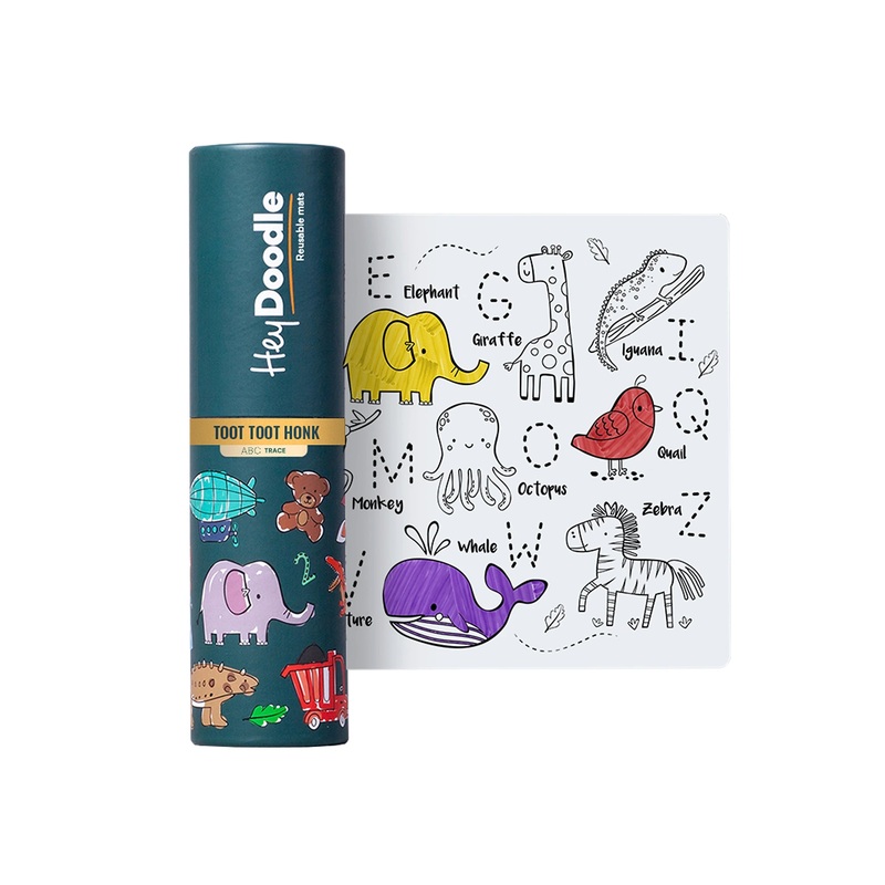 HeyDoodle MiniMats ABC Series Animals