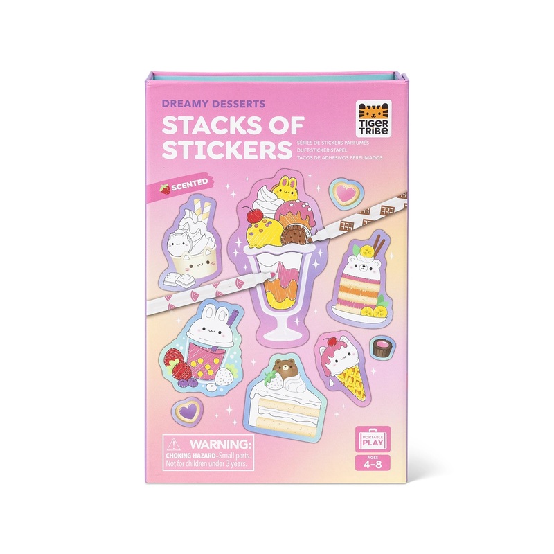 Tiger Tribe Scented Stacks Of Stickers – Dreamy Desserts