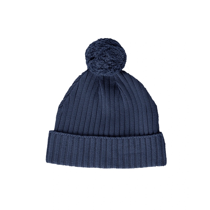Kynd Baby Chunky Rib Knit Beanie – Navy