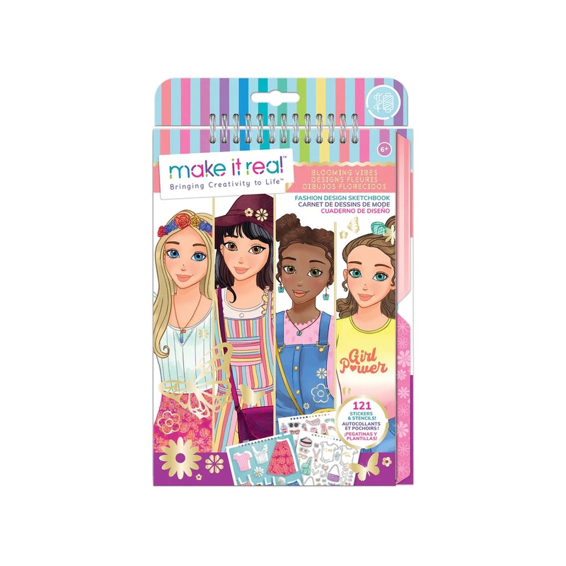 Make It Real Blooming Vibes Sketchbook
