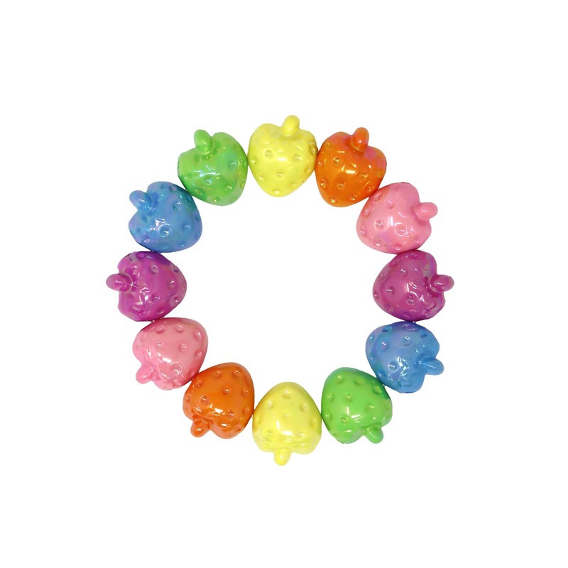 Rainbow Strawberry Bracelet