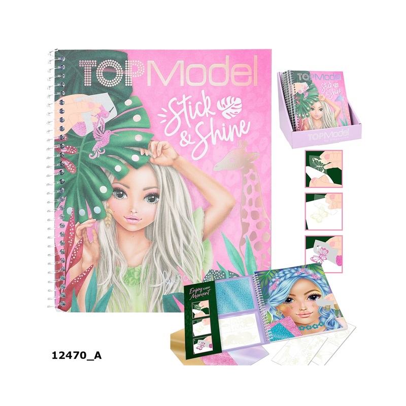 TOPModel Colour Ing Book Shine