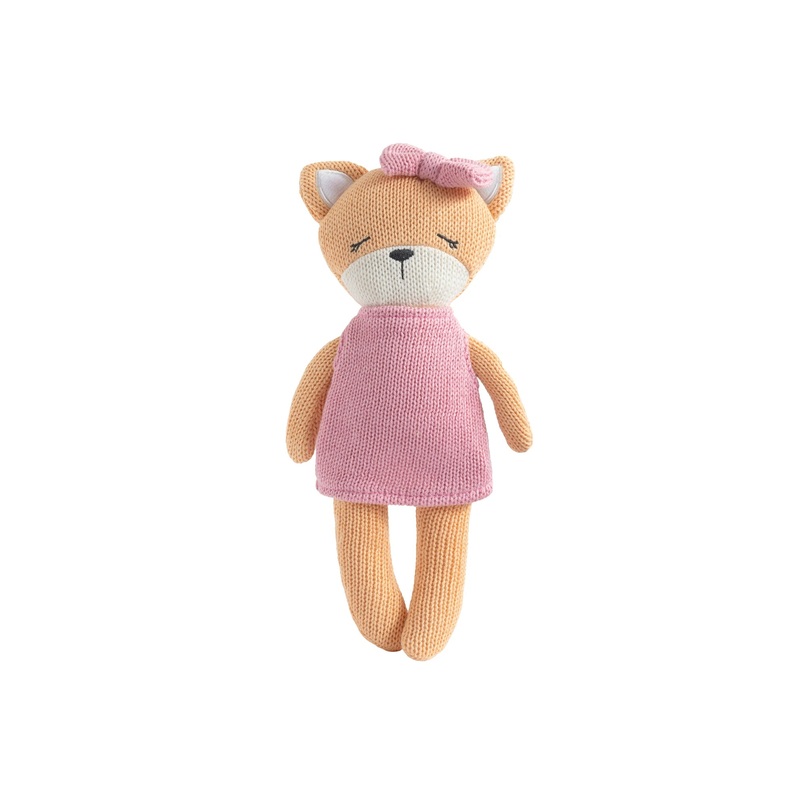 Animal Knitted Toy – Frankie the Fox