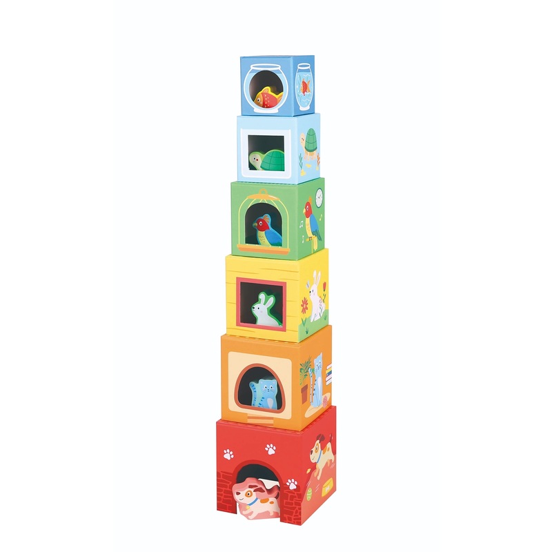 Bello Stacking Cubes With Pets
