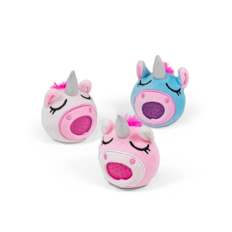 Fizz Fun Unicorn Plush Bead Ball – Assorted