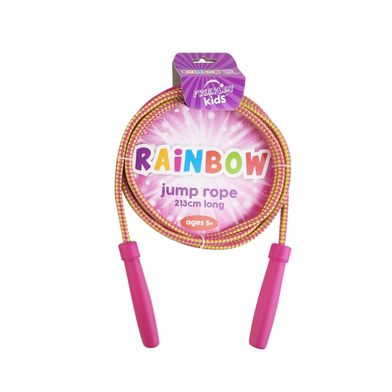 Freeplay Kids Rainbow Jump Rope – Assorted