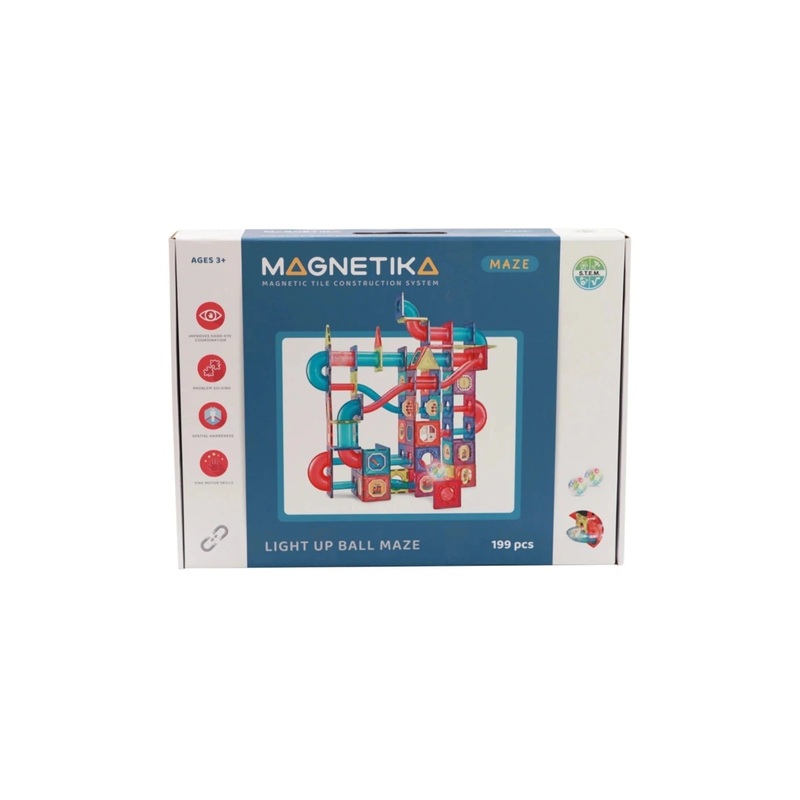 Magnetika Light Up Ball Maze 199pcs V2