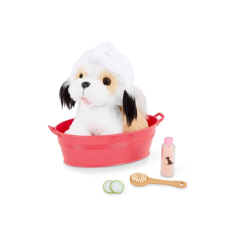 Our Generation 6 Inch Shih Tzu Pup with Spa Accessories