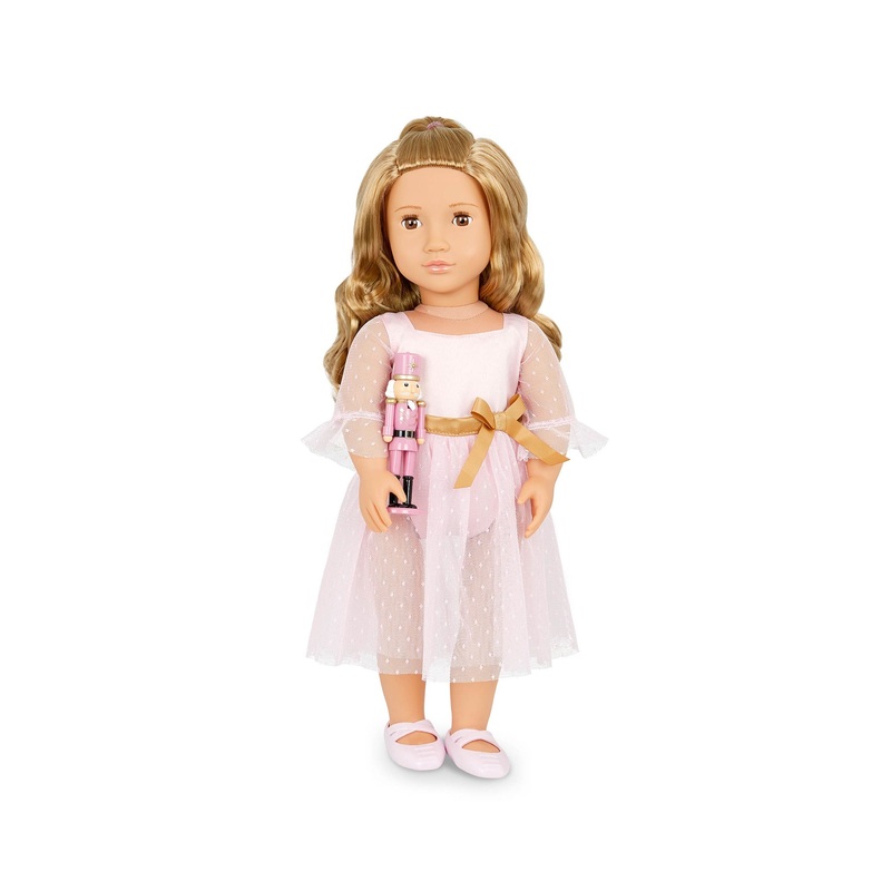 Our Generation Doll with Pink Dress & Nutcracker, Natasha