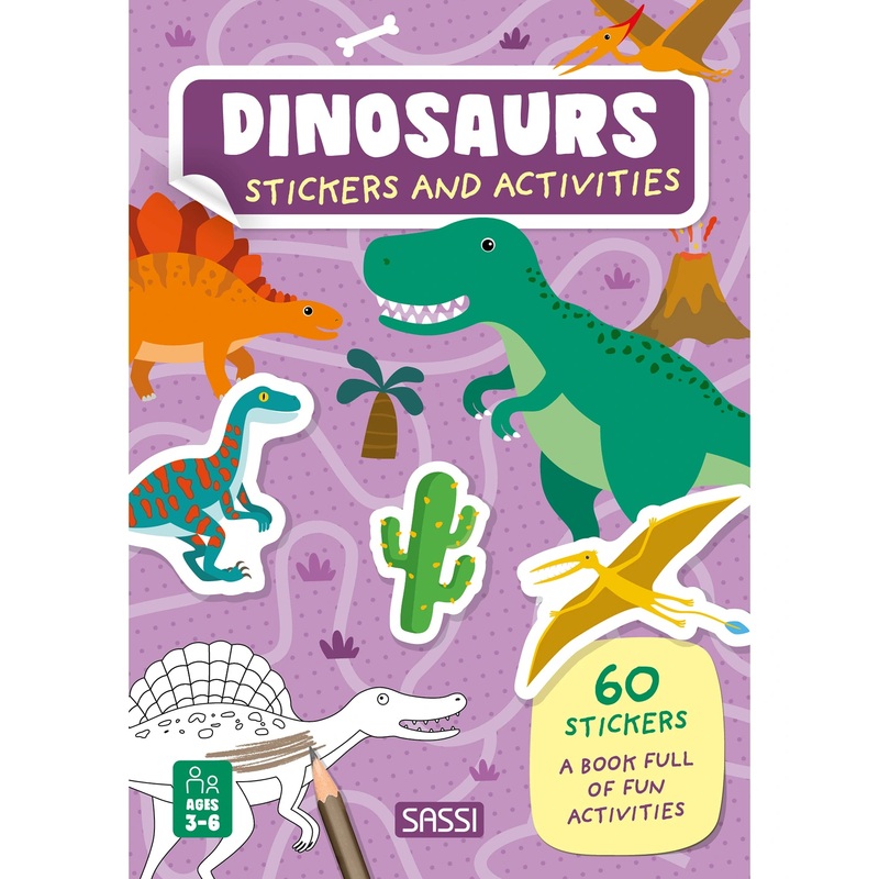 Sassi Sticker and Activity Book Dinosaurs