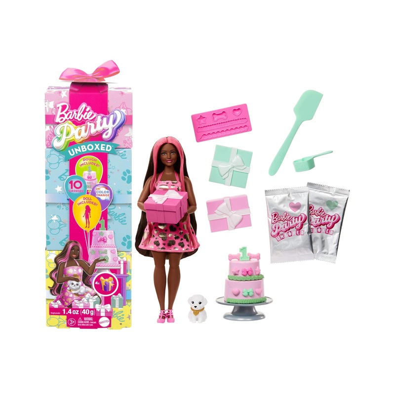 Barbie Party Unboxed Pet Birthday Series – Assorted