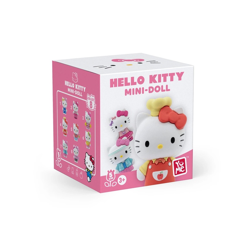 HELLO KITTY – YuMe 5cm Mini Doll Figurine Collection PDQ – Cute Outfit Series – Assorted