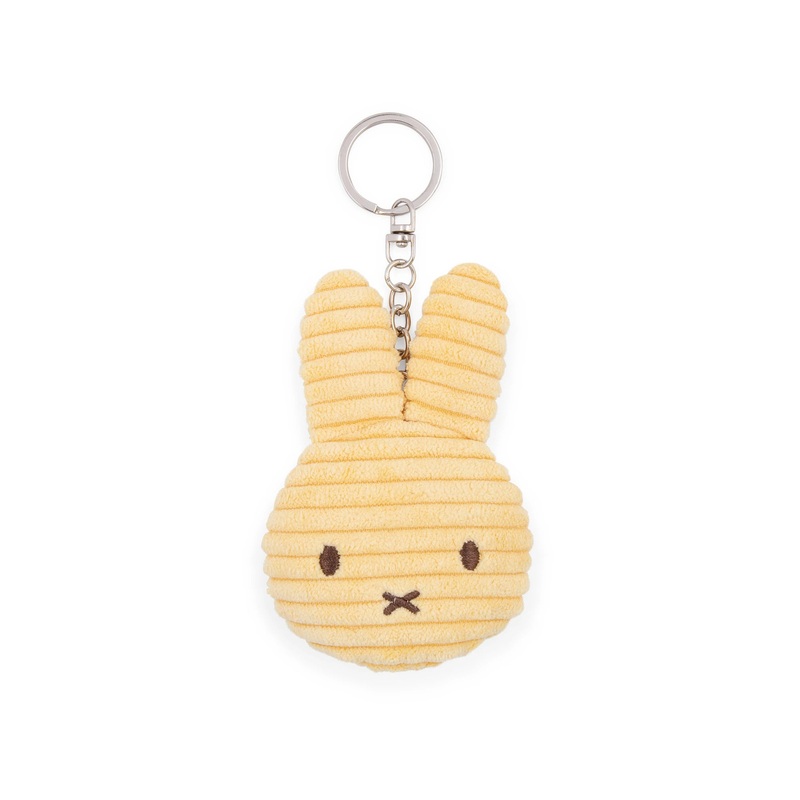 Miffy Flat Keychain Corduroy Buttercream 10cm