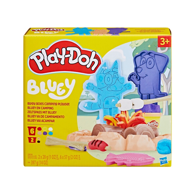 Play-Doh Bluey Goes Camping Playset