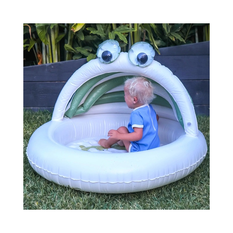 Sunnylife Kids Inflatable Pool Cookie the Croc Khaki