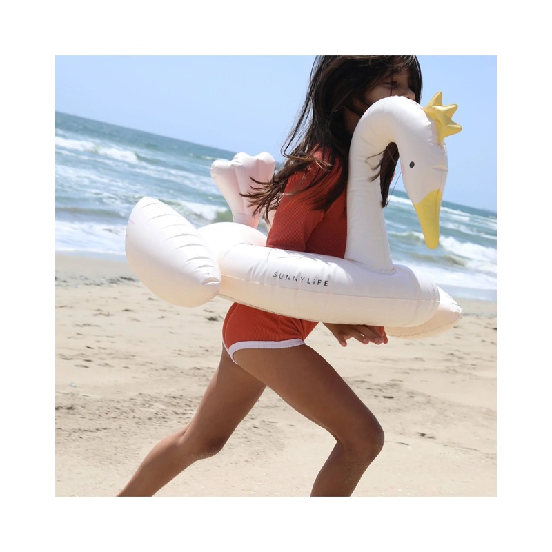 Sunnylife Kids Tube Pool Ring Princess Swan Multi