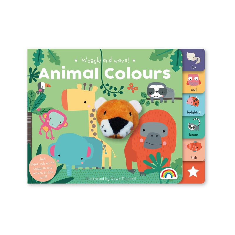 Waggle and Wave Animal Colours Book