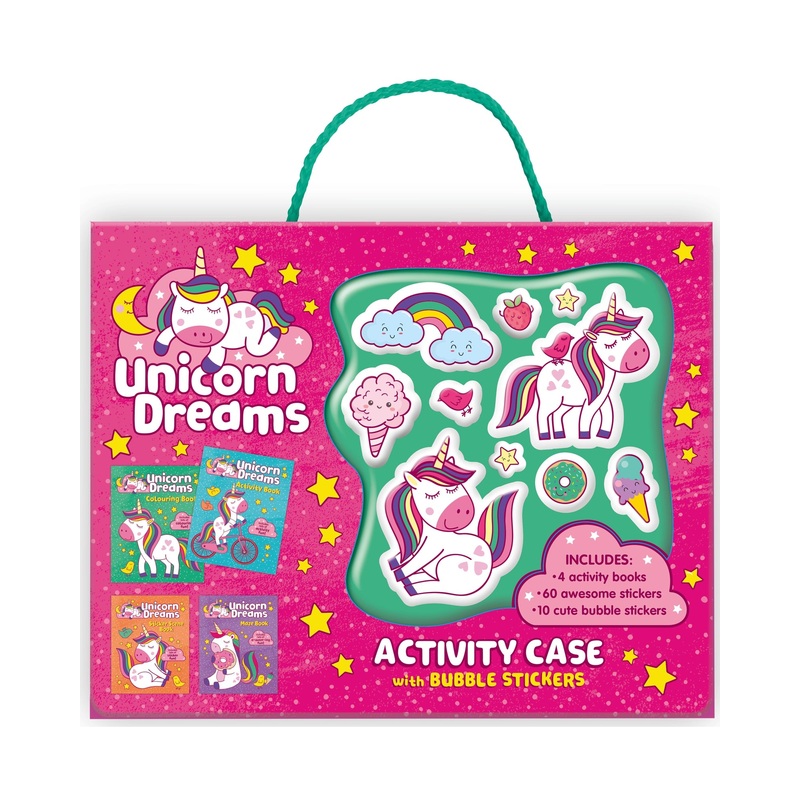 Unicorn Dreams BuBoard Bookle Sticker Activity Case