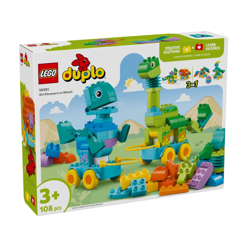 10451 3in1 Dinosaurs on Wheels