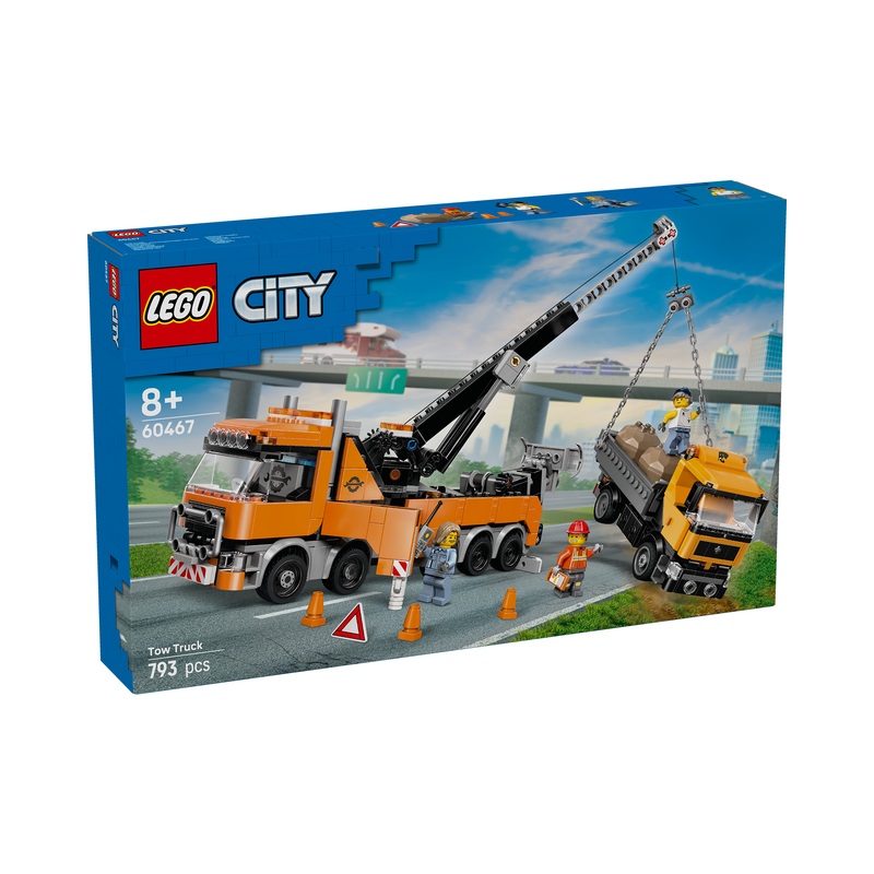 60467 Heavy-Duty Recovery Tow Truck with Crane