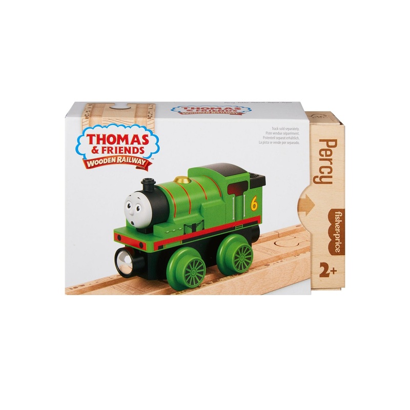 Fisher Price Thomas and Friends Wooden Railway Percy Engine