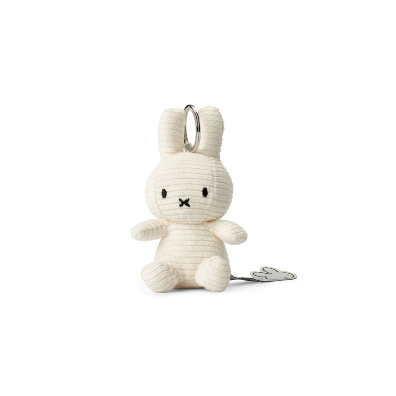 Miffy Keychain Corduroy Offwhite 10cm