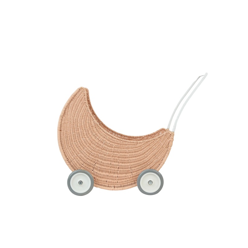 Rattan Strolley Seashell Pink