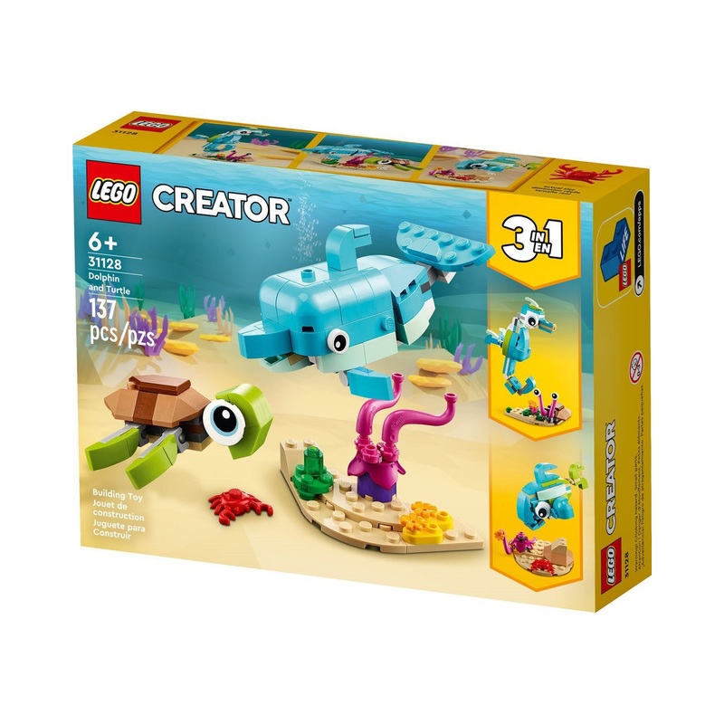 31128 Dolphin and Turtle