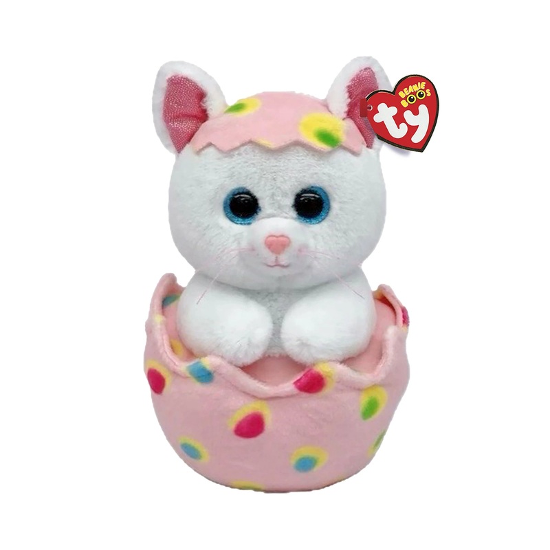 TY Beanie Boos Giggles Cat in Egg Regular