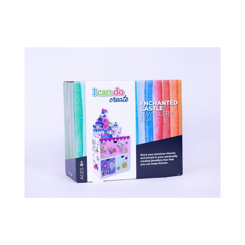 Icando Design and Create Enchanted Castle Jewellery Box