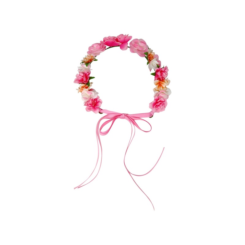 Pink Poppy Fairy Sparkle Garland Headband