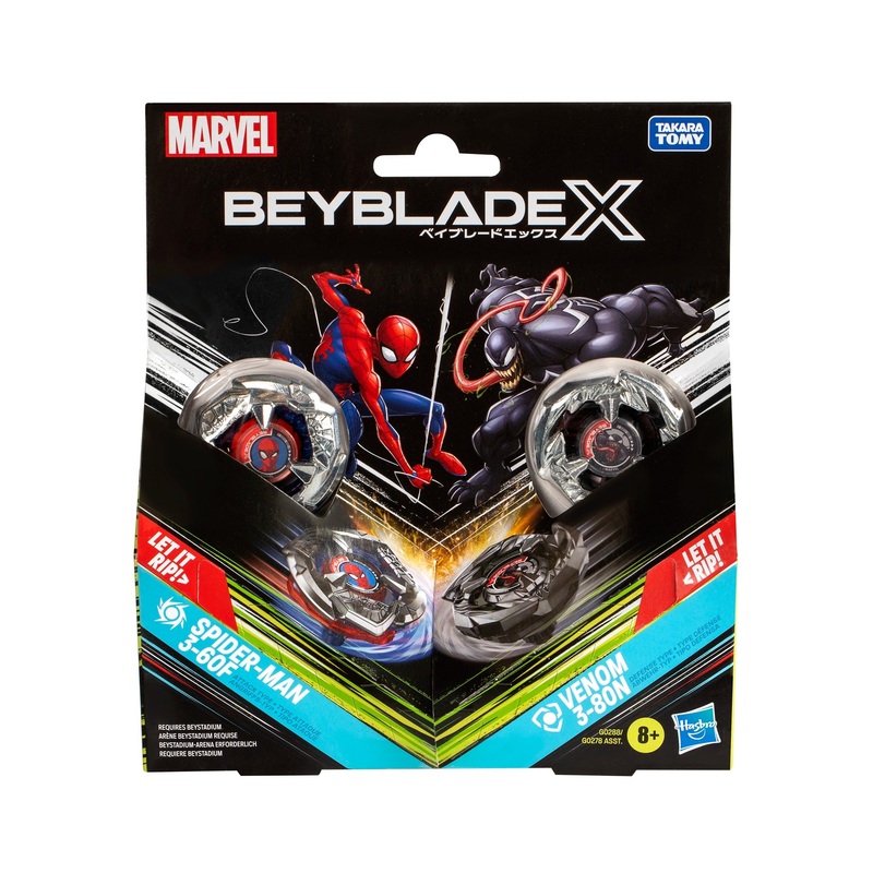 Beyblade X Marvel Collab Multipack – Assorted