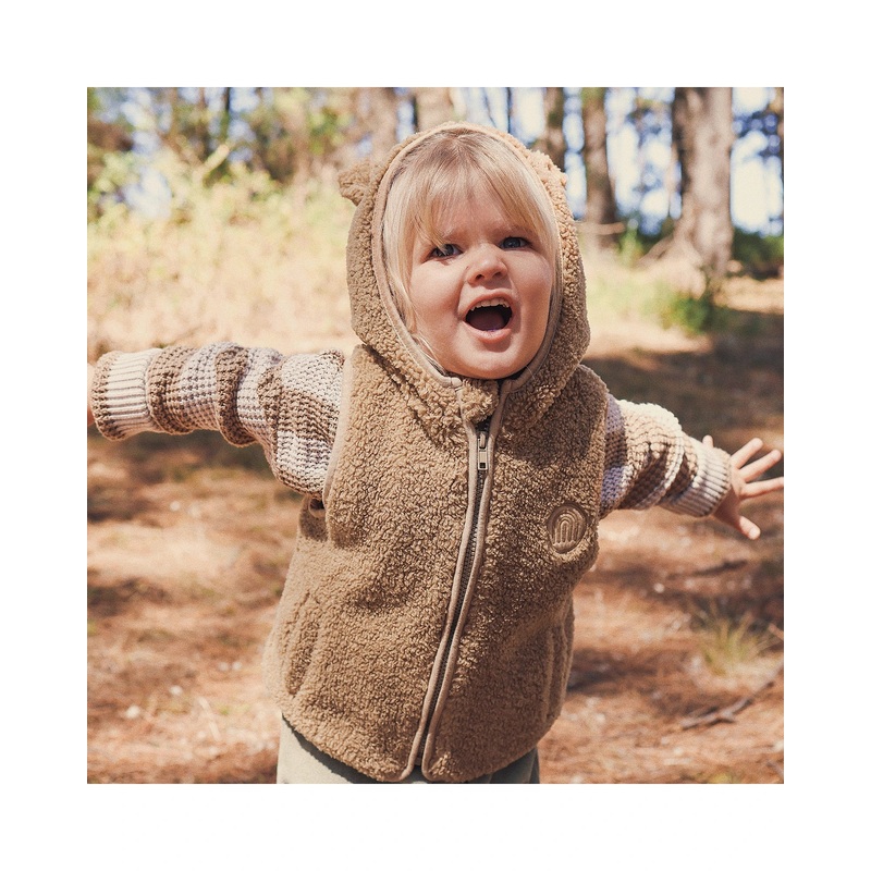 Kynd Baby Sherpa Vest – Mocha