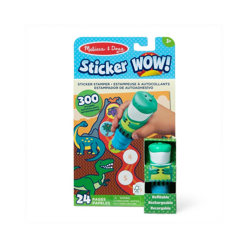 Melissa and Doug Sticker Wow Activity Pad Set Dinosaur