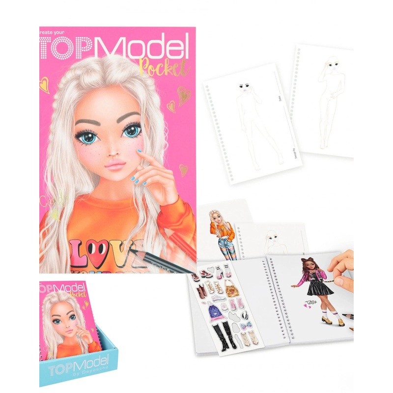 TOPModel Colour Book Pocket Love
