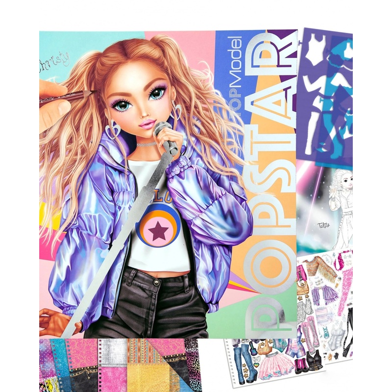 TOPModel Colour Book Popstar