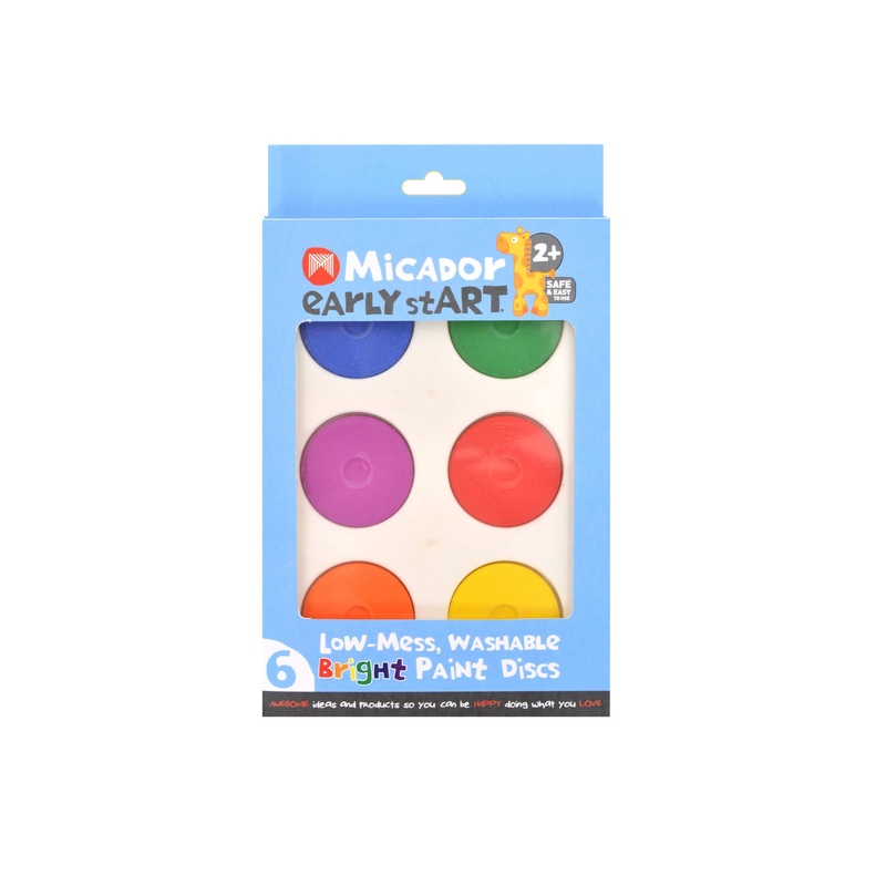 early stART Washable Bright Paint Discs
