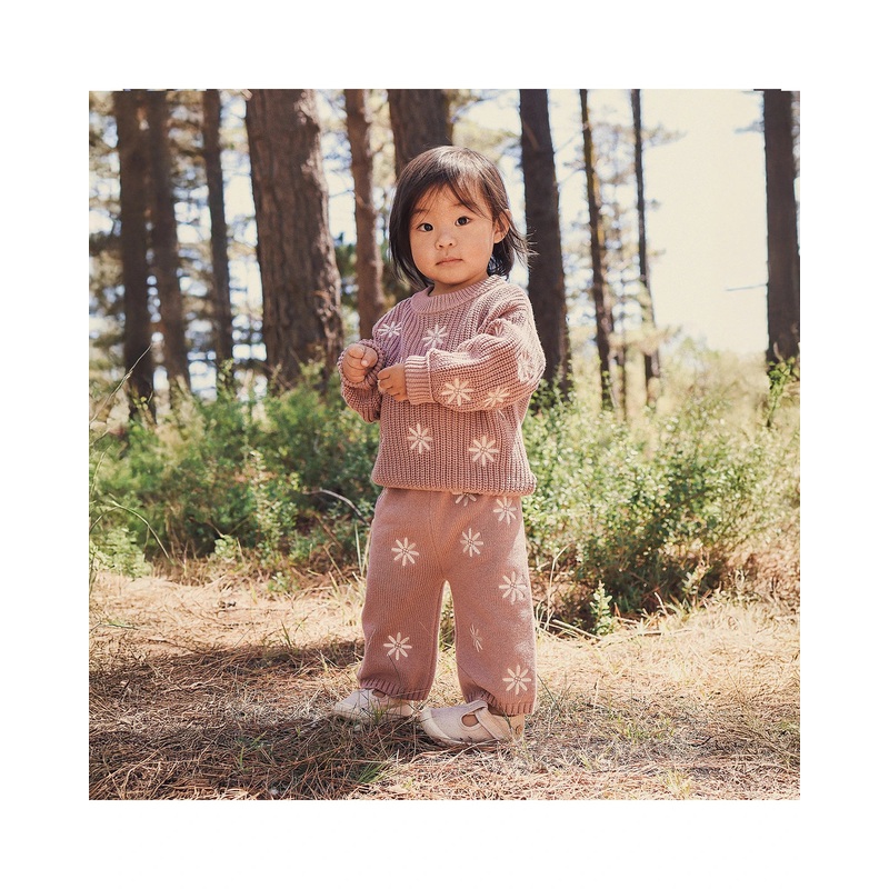 Kynd Baby Embroided Knit Flare Pants – Woodrose