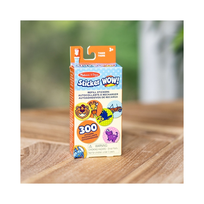 Melissa and Doug Sticker Wow Refill Stickers Tiger